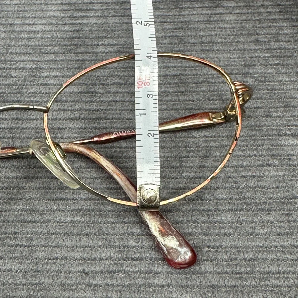 Sophia Loren Zyloware M80 Gold Oval Y2K Eyeglasses Frames Vintage Womens Vtg